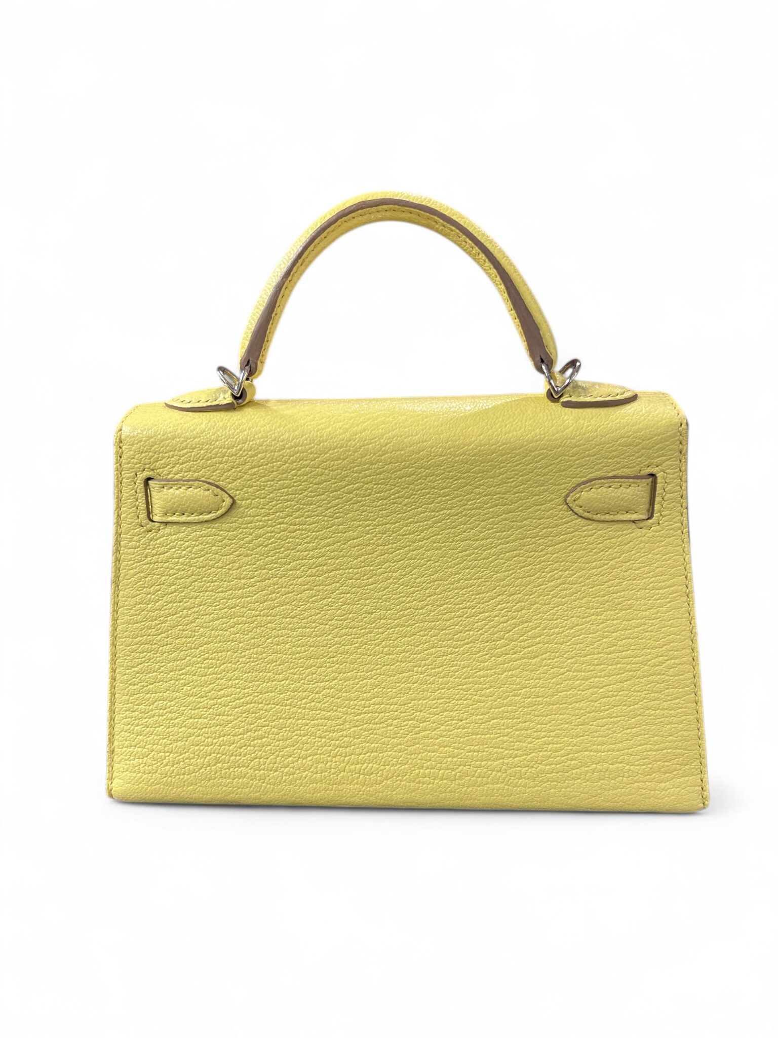 Sac Hermes Mini Kelly Chèvre Mysore Limoncello 2023